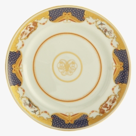 Golden Butterfly Dinner Plate - Plate, HD Png Download, Free Download