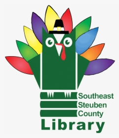 Thanksgiving Transparent Owl With Letters Logo - Southeast Steuben County Library, HD Png Download, Free Download