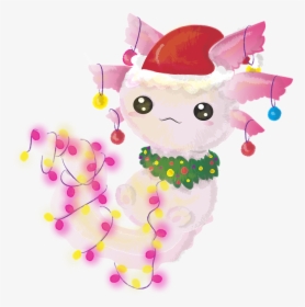 Axolotl, Axolotl Christmas, Christmas, Christmas Motif - Cartoon, HD Png Download, Free Download
