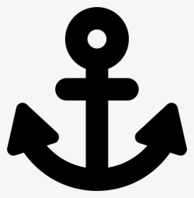 Anchor,symbol,line,clip Art - Ancla Silueta Vector, HD Png Download, Free Download