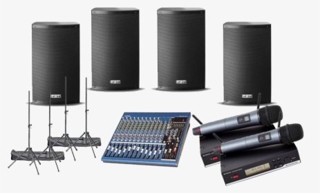 4 Speaker Pa System Hire Uk Event Services - Computer Speaker, HD Png Download, Free Download