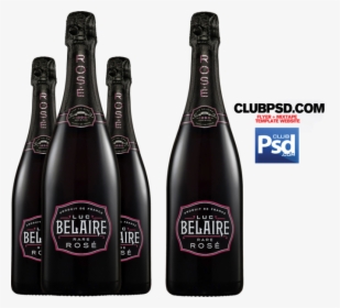 Share This Image - Black Champagne Bottle Psd, HD Png Download, Free Download