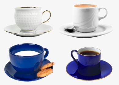 Cup, Coffee, Milk, Saucer, Espresso, Cappuccino, Spoon - Cup, HD Png Download, Free Download