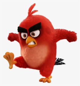 Tired Clipart Bird - Angry Birds Movie Red Bird, HD Png Download, Free Download