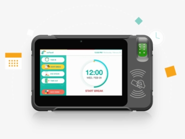 Justpayroll Biometric Time Attendance Device, HD Png Download, Free Download