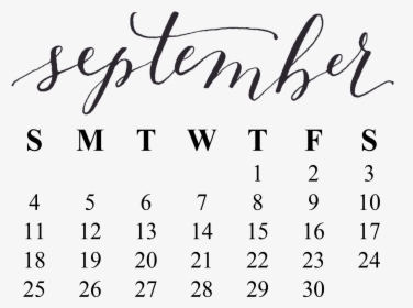 October Calendar Transparent, HD Png Download, Free Download