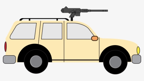 Technical, Modified From Suv Clip Arts - Cars Guns Cartoon Png, Transparent Png, Free Download
