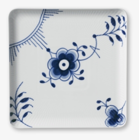 Blue Fluted Mega Large Square Plate - Royal Copenhagen Square Plate, HD Png Download, Free Download