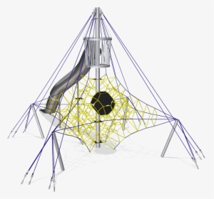 Large Octa Net With Crows Nest And Stainless Steel - Tent, HD Png Download, Free Download