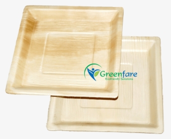 Eco-friendly Areca Leaf Square Plates - Plywood, HD Png Download, Free Download