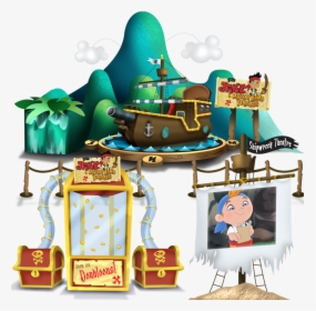 Jake & The Neverland Pirates Mobile Experience - Concept Art Jake The Pirates, HD Png Download, Free Download