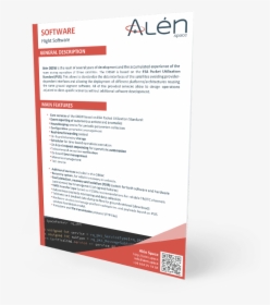Alén Space Obsw - Brochure, HD Png Download, Free Download