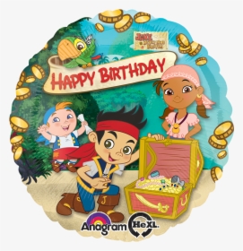 Jake & Neverland Pirates Foil Balloon, HD Png Download, Free Download
