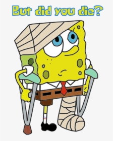 Spongebob Breaks His Leg, HD Png Download, Free Download