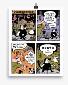 Underworld Comic Smoking Cat, HD Png Download, Free Download