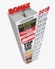 Sonax Best Brand 2018, HD Png Download, Free Download