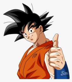 Thumb Image - Goku Thumbs Up Png, Transparent Png, Free Download