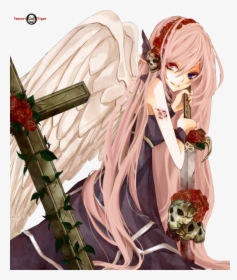 Transparent Funny Anime Png - Luka Vocaloid Angel, Png Download, Free Download
