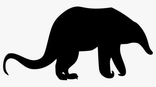 Transparent Aardvark Png - Anteater Silhouette Png, Png Download, Free Download