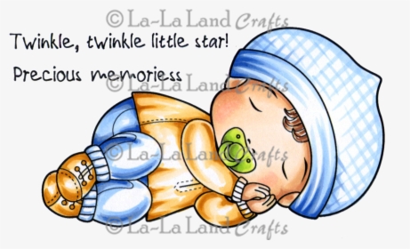 Sleeping Baby Luka Digi Stamp, HD Png Download, Free Download