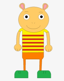 Arby The Aardvark - Cartoon, HD Png Download, Free Download