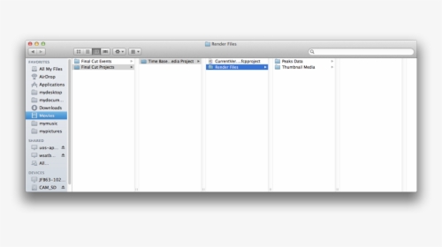 Projects - Folder - Content - Mac Os X Lion Finder, HD Png Download, Free Download