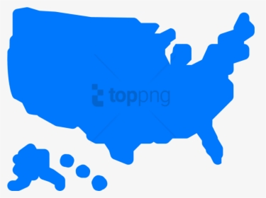 Free Png Usa Map Filled Icon, Transparent Png, Free Download