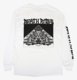 Curse Of The Pharaohs L/s T-shirt White - Long-sleeved T-shirt, HD Png Download, Free Download