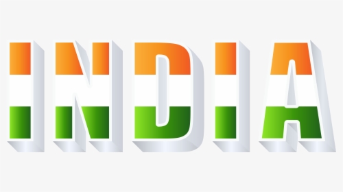 India Transparent Text - India Font Clip Art, HD Png Download, Free Download