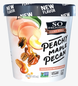 Peachy Maple Pecan Cashewmilk Frozen Dessert"  Class="pro-xlgimg - So Delicious Ice Cream Peachy Maple Pecan, HD Png Download, Free Download