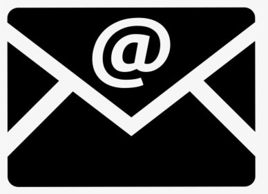 At Email Sign Png Image With Transparent Background - Logo Email Black Png, Png Download, Free Download