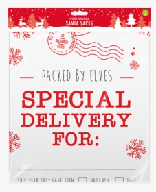 Christmas Printed Santa Sacks - Poster, HD Png Download, Free Download