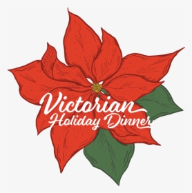 Victorian Holiday Dinner - Poinsettia, HD Png Download, Free Download