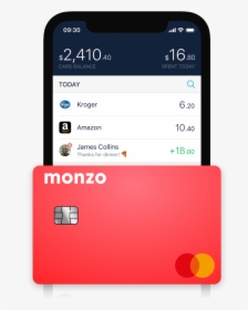 Monzo Bank, HD Png Download, Free Download