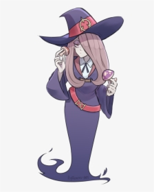 Little Witch Academia Sucy Png Svg Black And White - Sucy Transparent Png Little Witch Academia, Png Download, Free Download