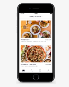 Uber Eats App Interface, HD Png Download - kindpng
