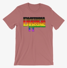 Lgtbq Dr Pride Mockup Front Wrinkled Mauve - Ripper Magoo, HD Png Download, Free Download