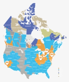 Map Of Canada, HD Png Download, Free Download