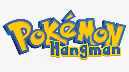 Pokemon Hangman Title Header - Pokemon Logo Gif Transparent, HD Png Download, Free Download