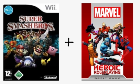 Super Smash Bros Plus Marvel Heroic Roleplaying - Marvel Heroic Roleplaying, HD Png Download, Free Download