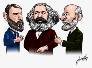 Marx Weber E Durkheim2 - Karl Marx Emile Durkheim E Max Weber, HD Png Download, Free Download