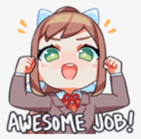Official Ddlc Stickers, HD Png Download, Free Download