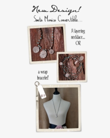 Santa Monica Convertible Hand Stamped Jewelry Design, HD Png Download, Free Download
