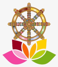 Life Wisdom Humanistic Buddhist Society - Dharma Wheel Buddhist Flag, HD Png Download, Free Download