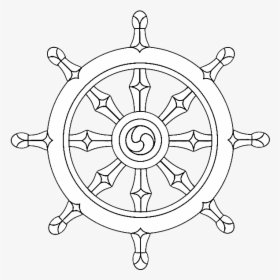 #dharmachakra #wheel #buddhism #freetoedit - 6 Major Religious Symbols, HD Png Download, Free Download
