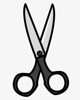 Scissors Cutting Isolated Free Photo - Cartoon Scissors, HD Png Download, Free Download