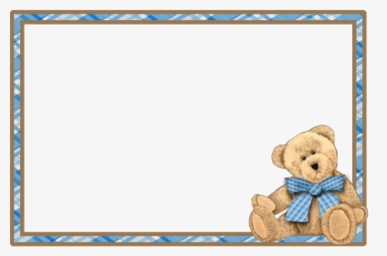 Free Icons Png - Teddy Bear Clipart Frame, Transparent Png, Free Download