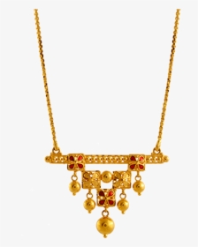 Chandra Jewellers 22k Yellow Gold Neckless - Necklace Gold Pc Chandra, HD Png Download, Free Download