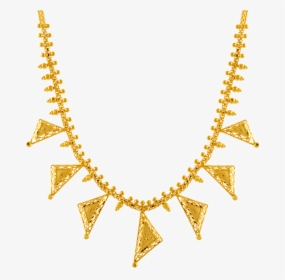 Chandra Jewellers 22k Yellow Gold Neckless - Choker Pc Chandra Necklace Collection, HD Png Download, Free Download