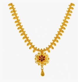 Chandra Jewellers 22k Yellow Gold Neckless - Pc Chandra Pendant Collection, HD Png Download, Free Download